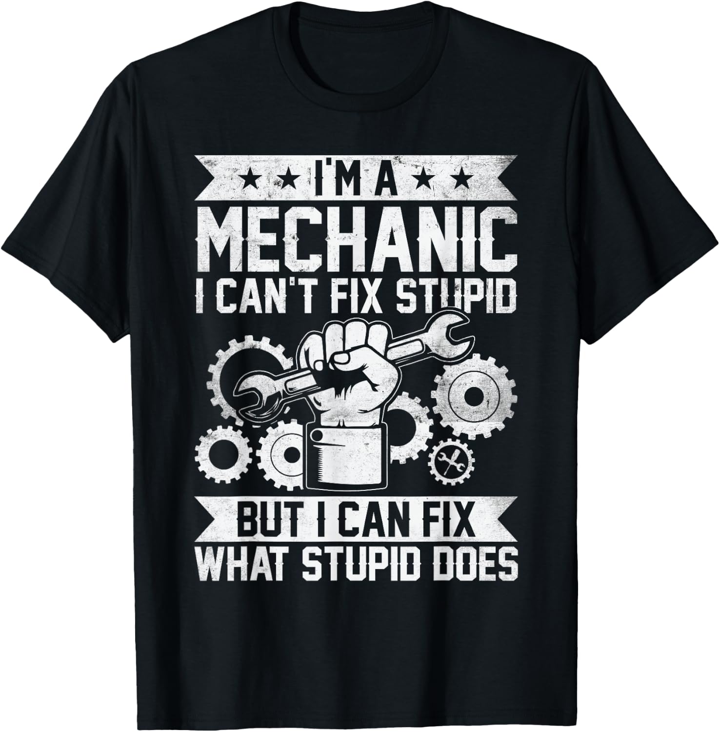 Funny Car Mechanic Engineer Men Women Kids Auto Mechanic T-Shirt - T-Shirt | Black