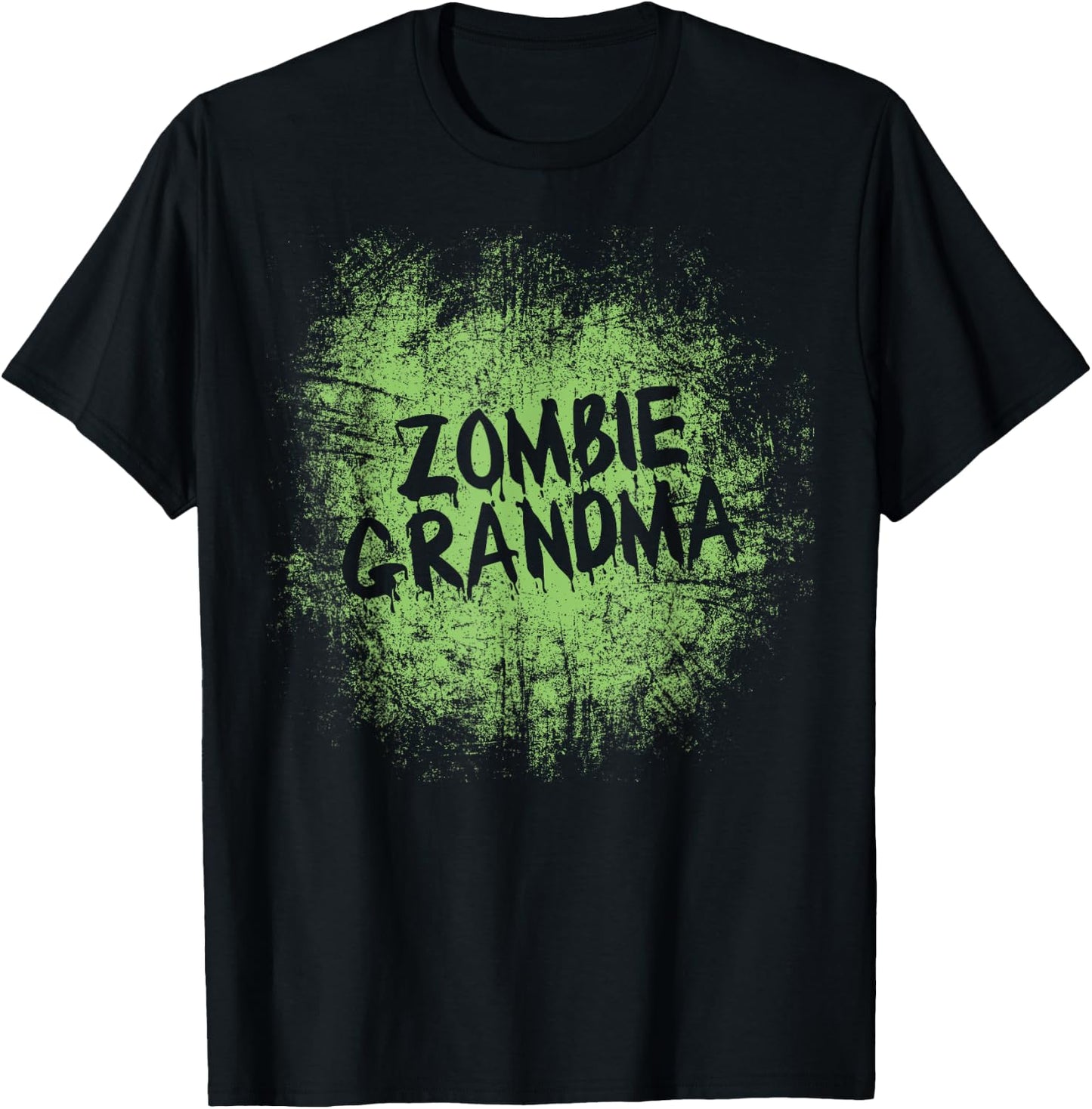Zombie grandma easy lazy halloween costume zombies family T-Shirt - T-Shirt | Black