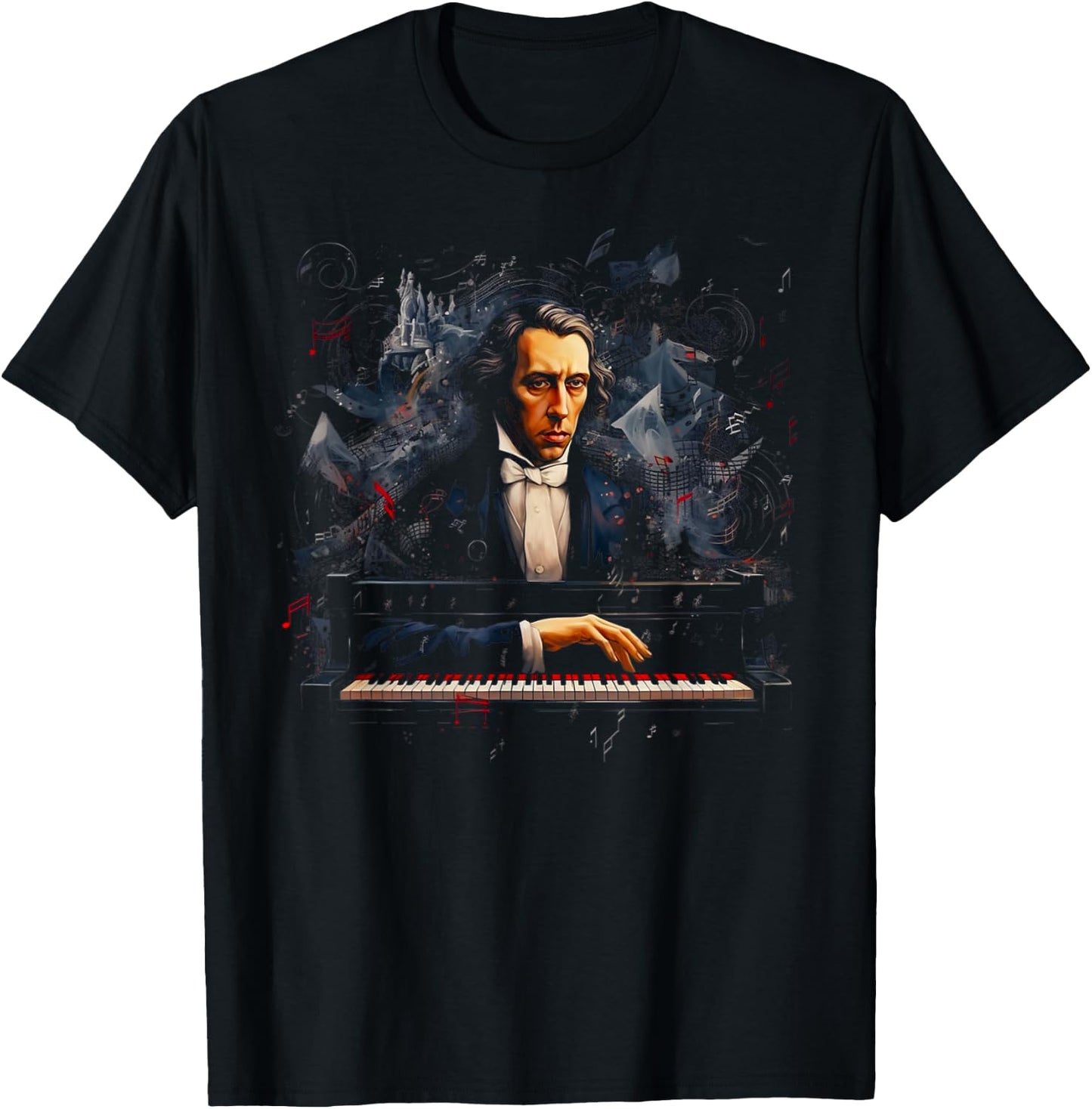 Frederic Chopin T-Shirt - T-Shirt | Black