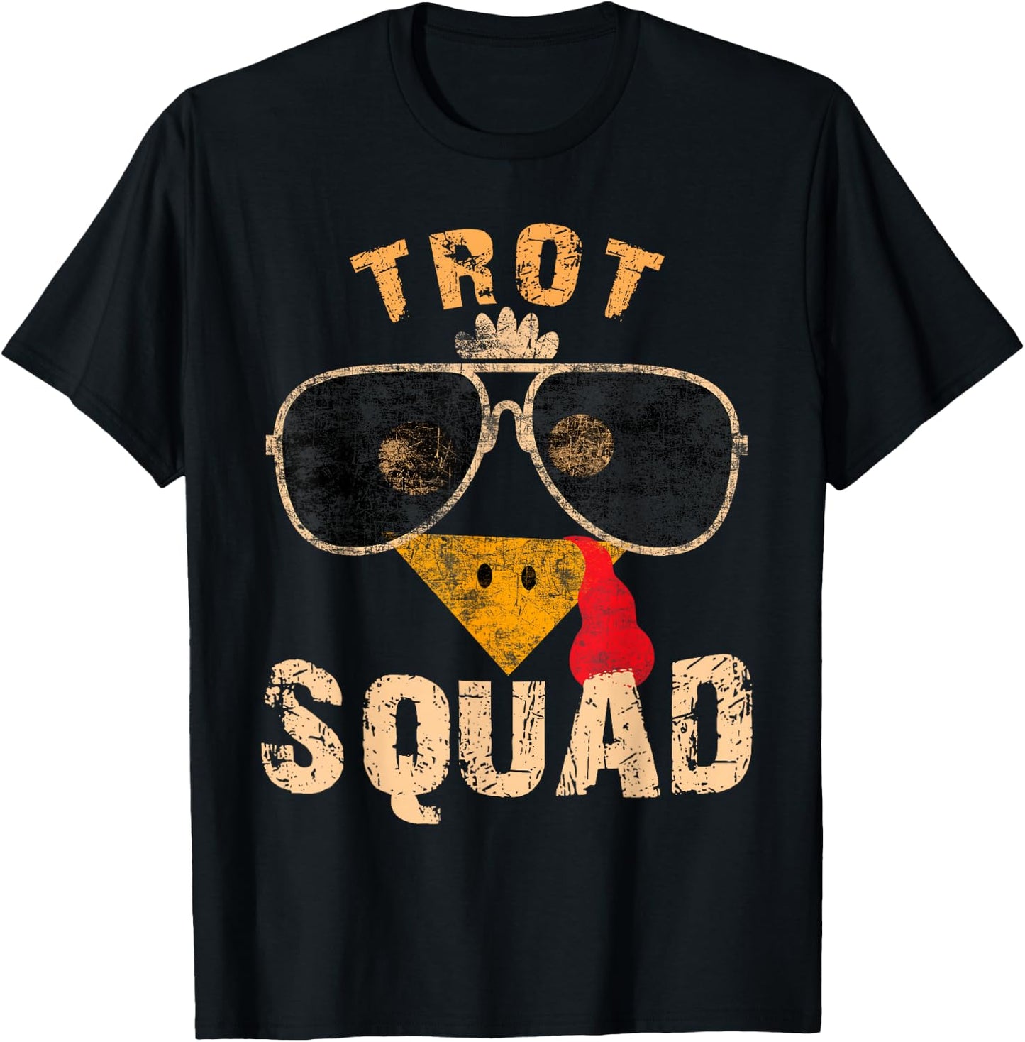 Thanksgiving Turkey Trot Squad 2025 Trot Race Women Men Kids T-Shirt - T-Shirt | Black