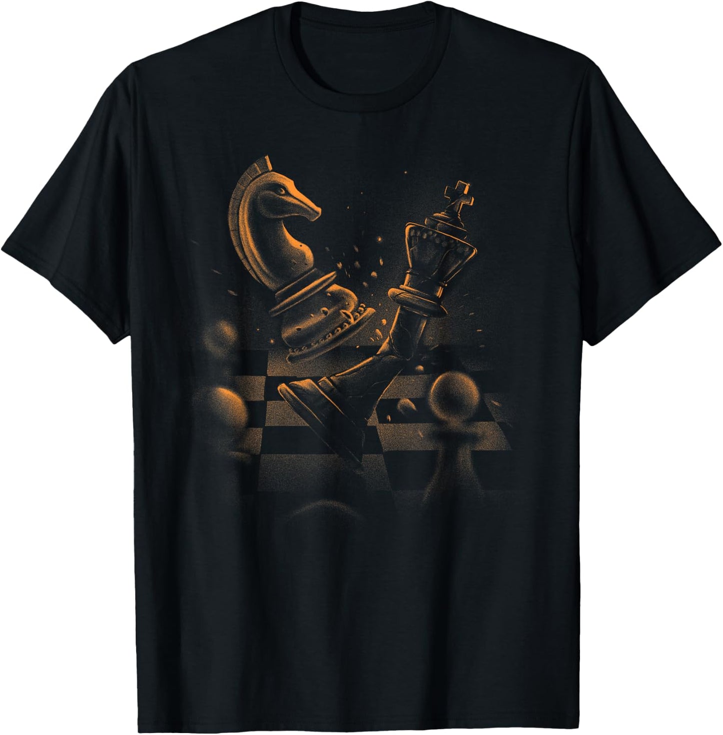 Checkmate with the chess T-Shirt - T-Shirt | Black