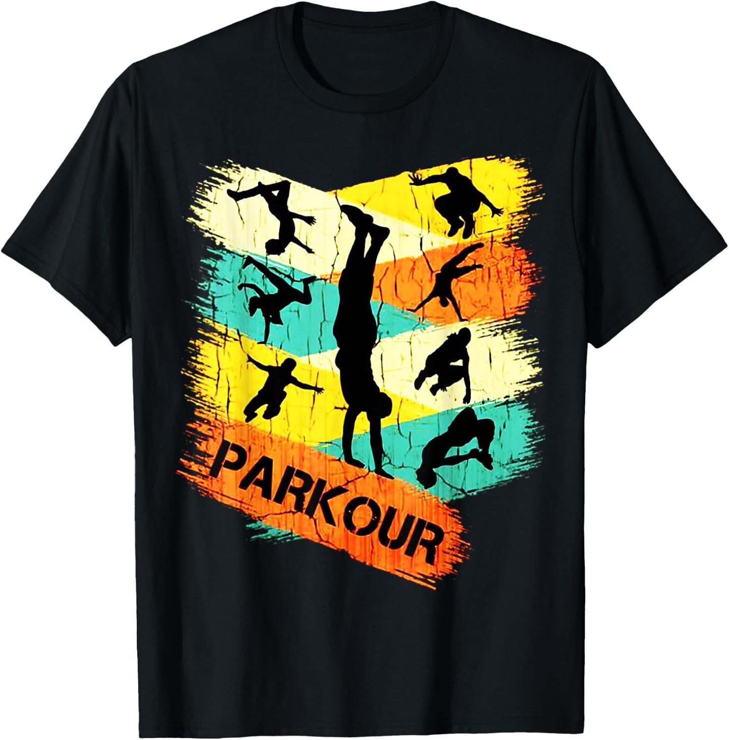 Love Parkour men shirt parkour gifts for boys, kids, women T-Shirt - T-Shirt | Black