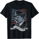 Teddy Roosevelt 4th of July American Flag Patriotic America T-Shirt - T-Shirt | Black