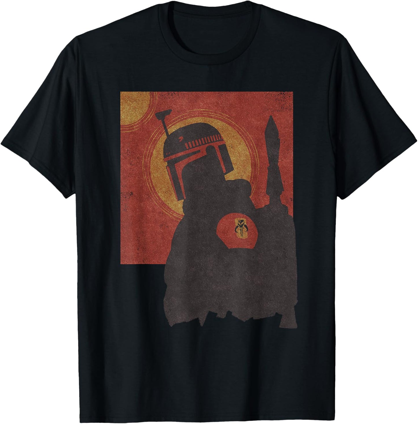Star Wars The Book of Boba Fett Red Tatooine T-Shirt - T-Shirt | Black