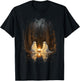 Vintage Ghost Campfire Camping Gothic Halloween T-Shirt - T-Shirt | Black