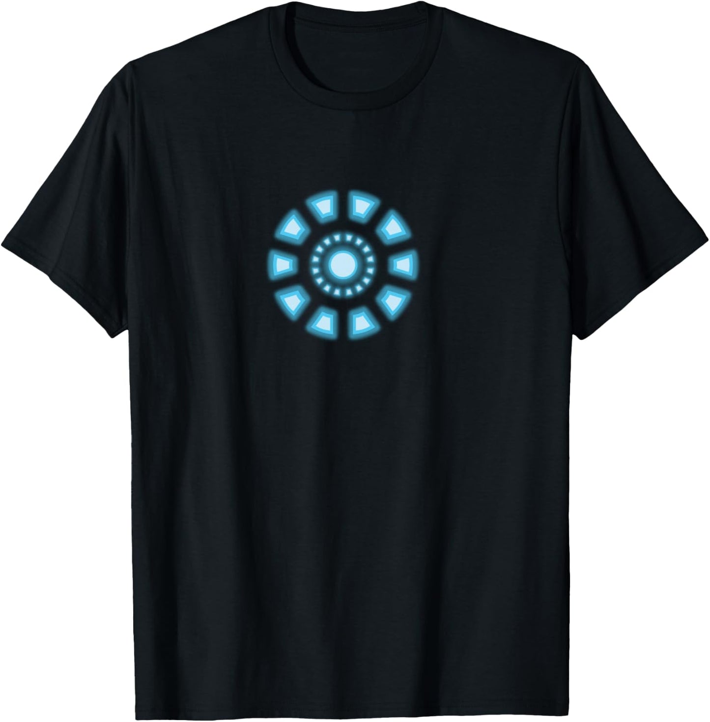 Marvel Studios Iron Man Tony Stark Arc Reactor Classic T-Shirt - T-Shirt | Black