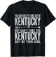 Girl Out of Kentucky Hometown Home Kentucky T-Shirt - T-Shirt | Black