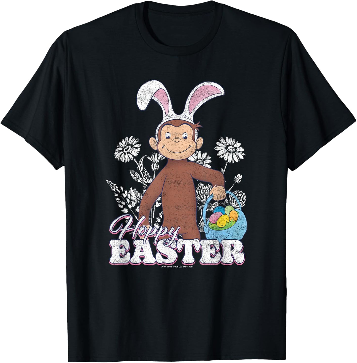 Curious George Easter Bunny George Poster T-Shirt - T-Shirt | Black