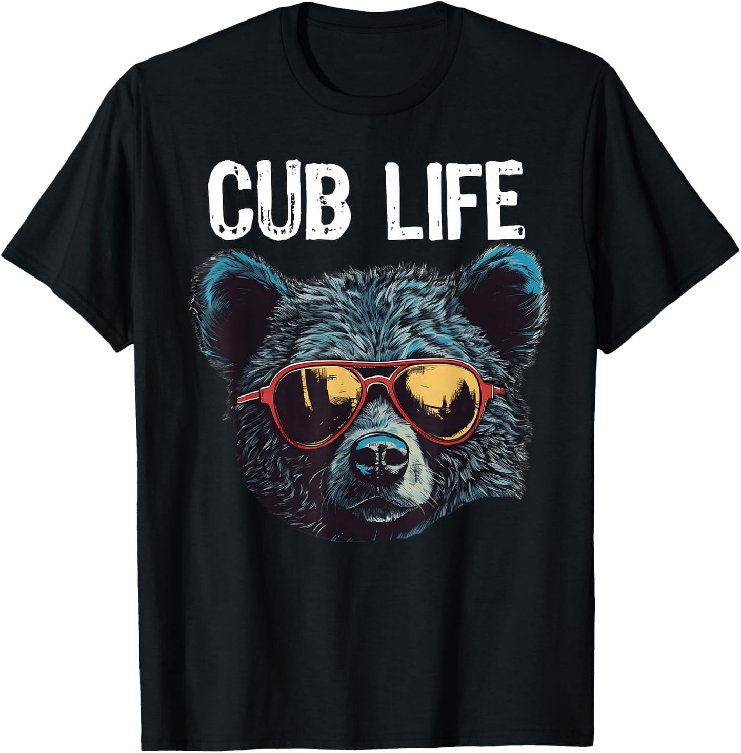 Funny Bear Cub Boys Toddler Brown Black Mom Son Daughter T-Shirt - T-Shirt | Black