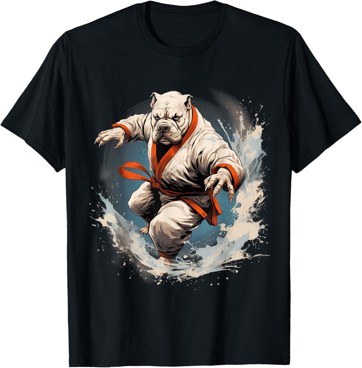 MMA Bulldog Karate T-Shirt - T-Shirt | Black