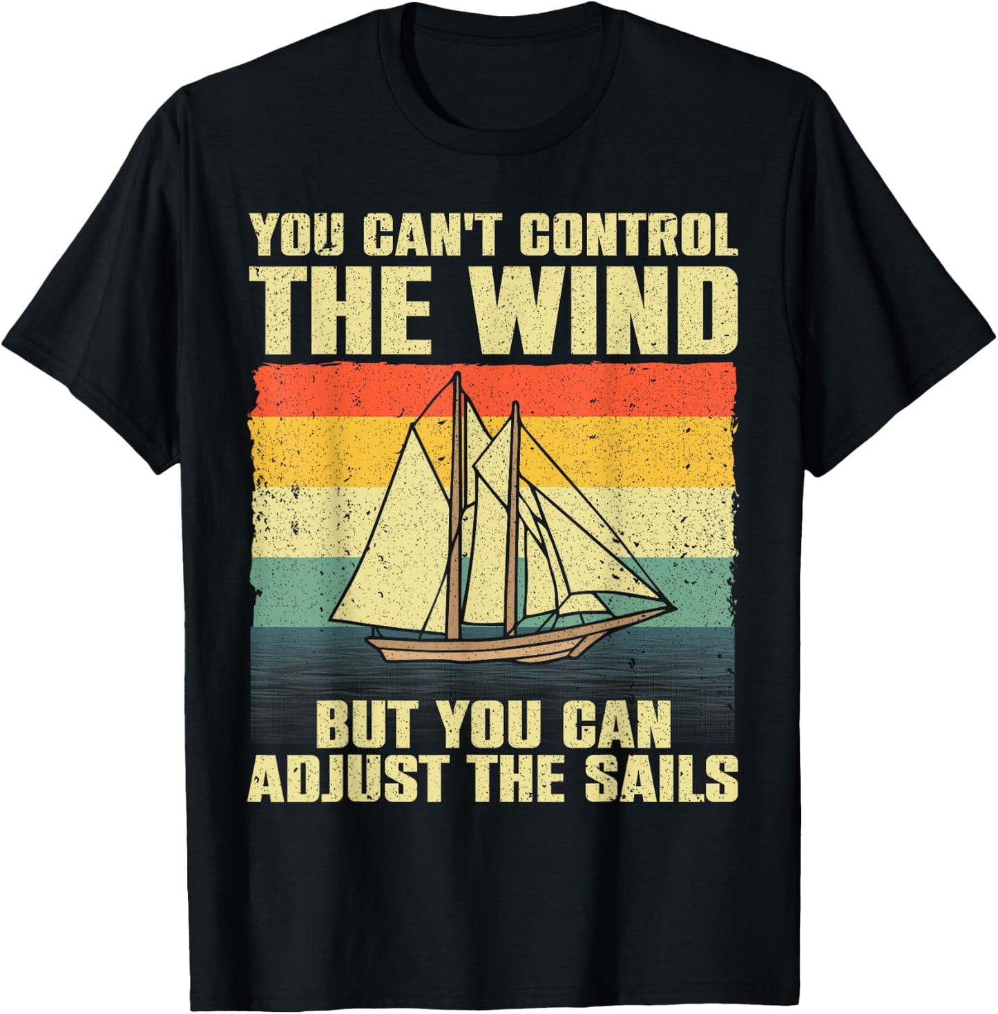 Cool Sailing Women Sailboat Boating Sail Boat Owners T-Shirt - T-Shirt | Black