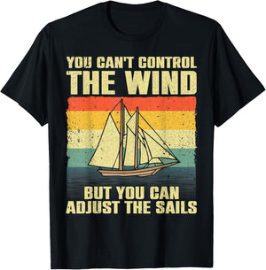 Cool Sailing Women Sailboat Boating Sail Boat Owners T-Shirt - T-Shirt | Black