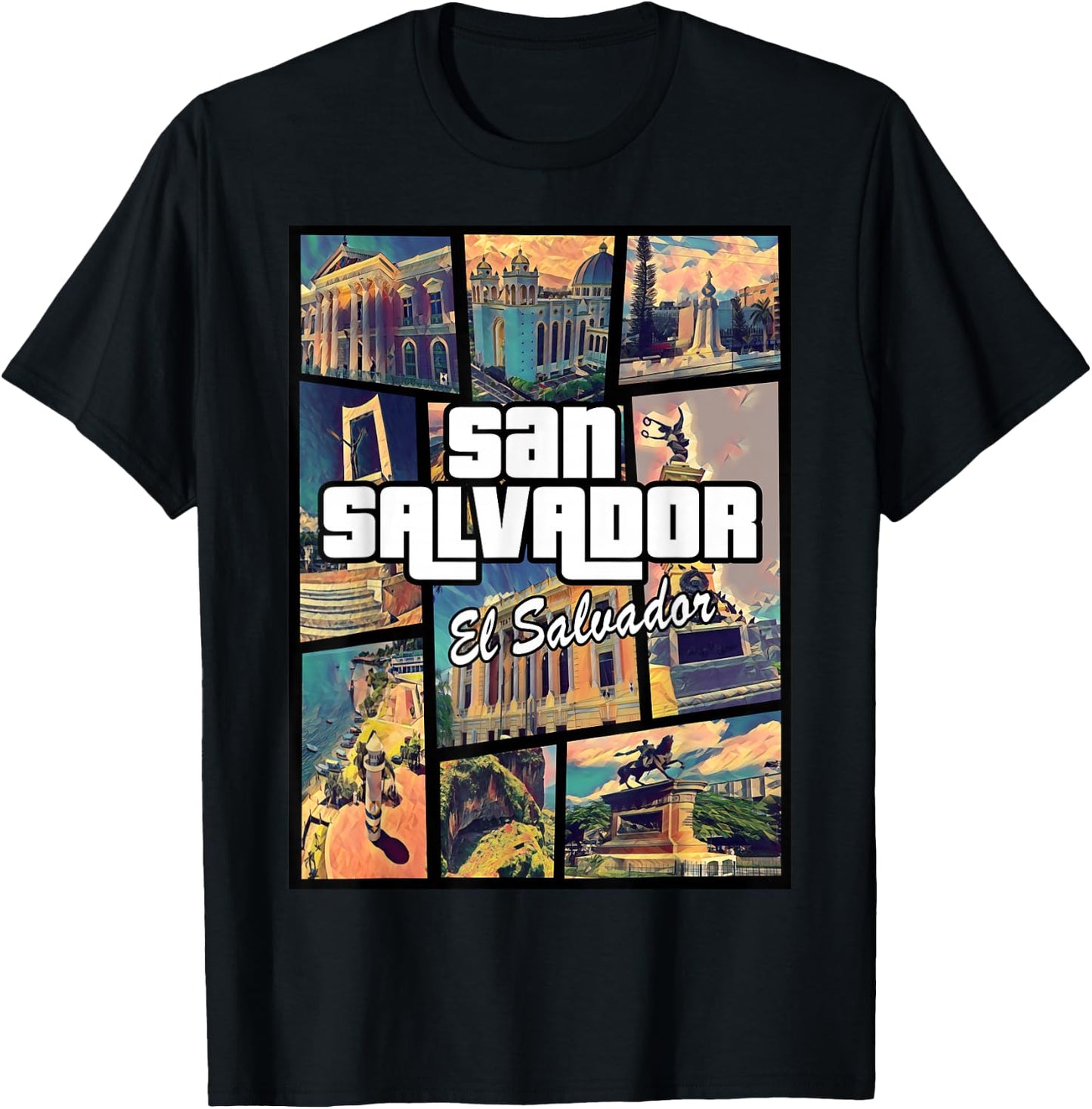 San Salvador El Salvador Capital Proud T-Shirt - T-Shirt | Black
