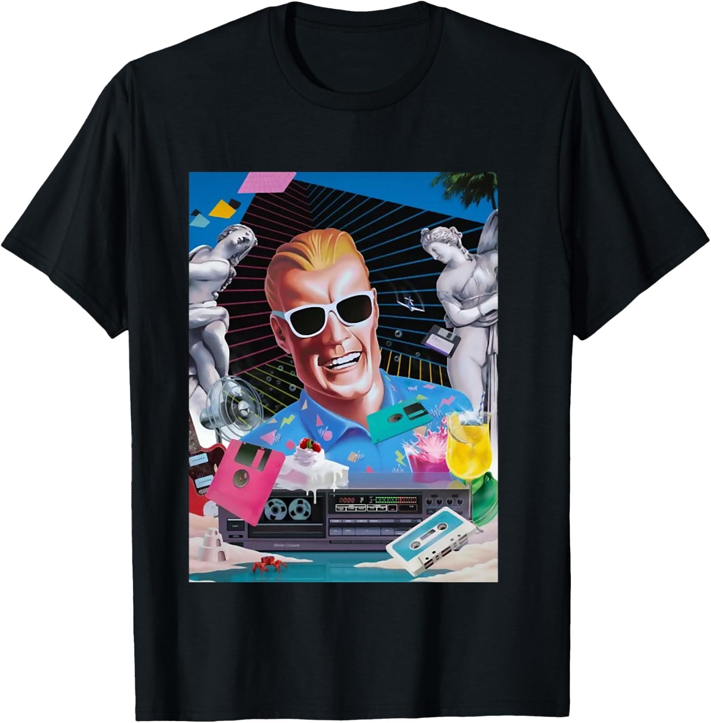 Actor is talented max and headroom beautiful people 16 T-Shirt - T-Shirt | Black