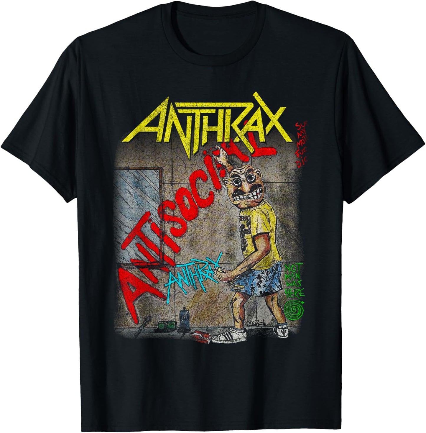 Anthrax – Antisocial T-Shirt - T-Shirt | Black