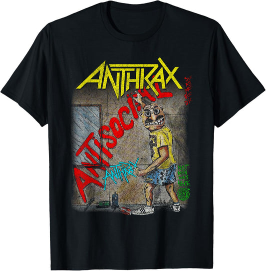 Anthrax – Antisocial T-Shirt - T-Shirt | Black