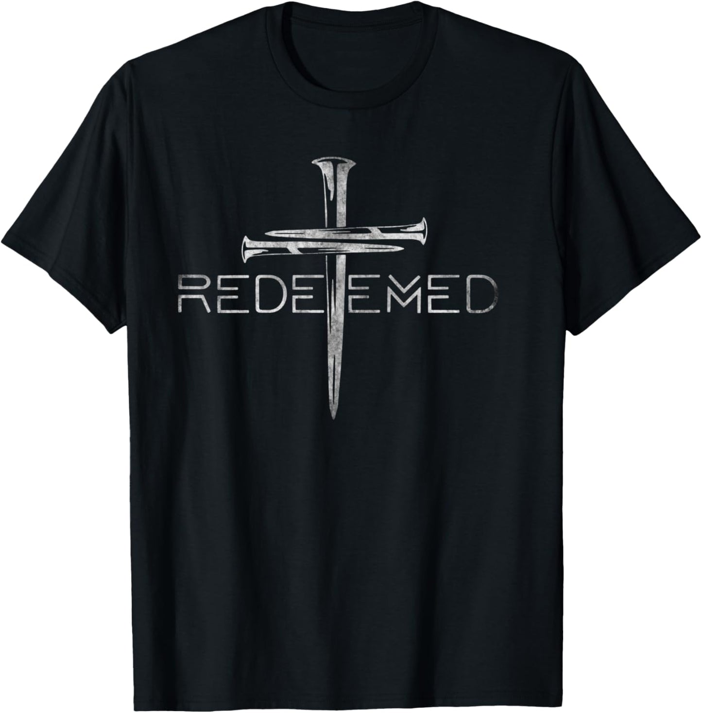Redeemed Christian Bible Verse, Cross Follower Christian T-Shirt - T-Shirt | Black