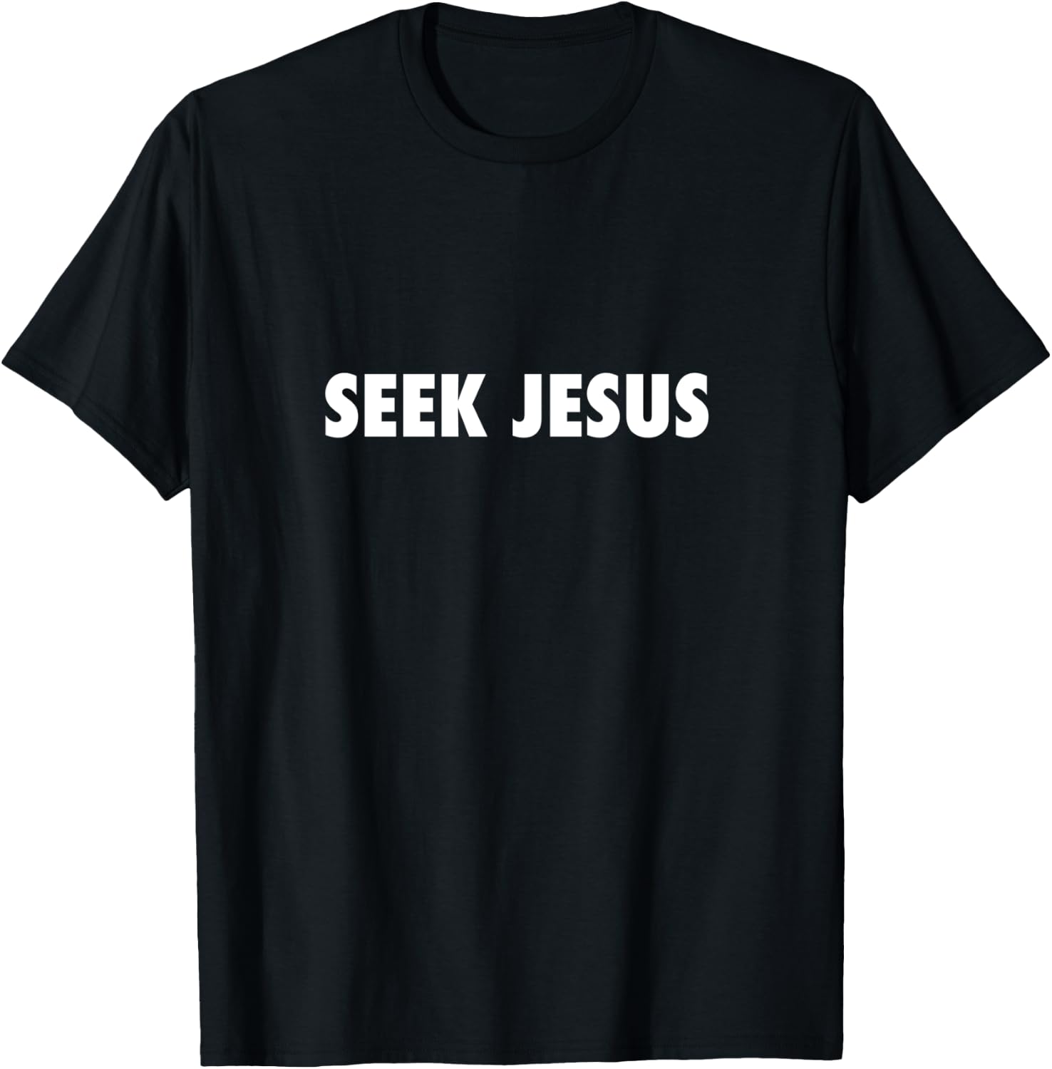 Seek Jesus Evangelism T-Shirt - T-Shirt | Black