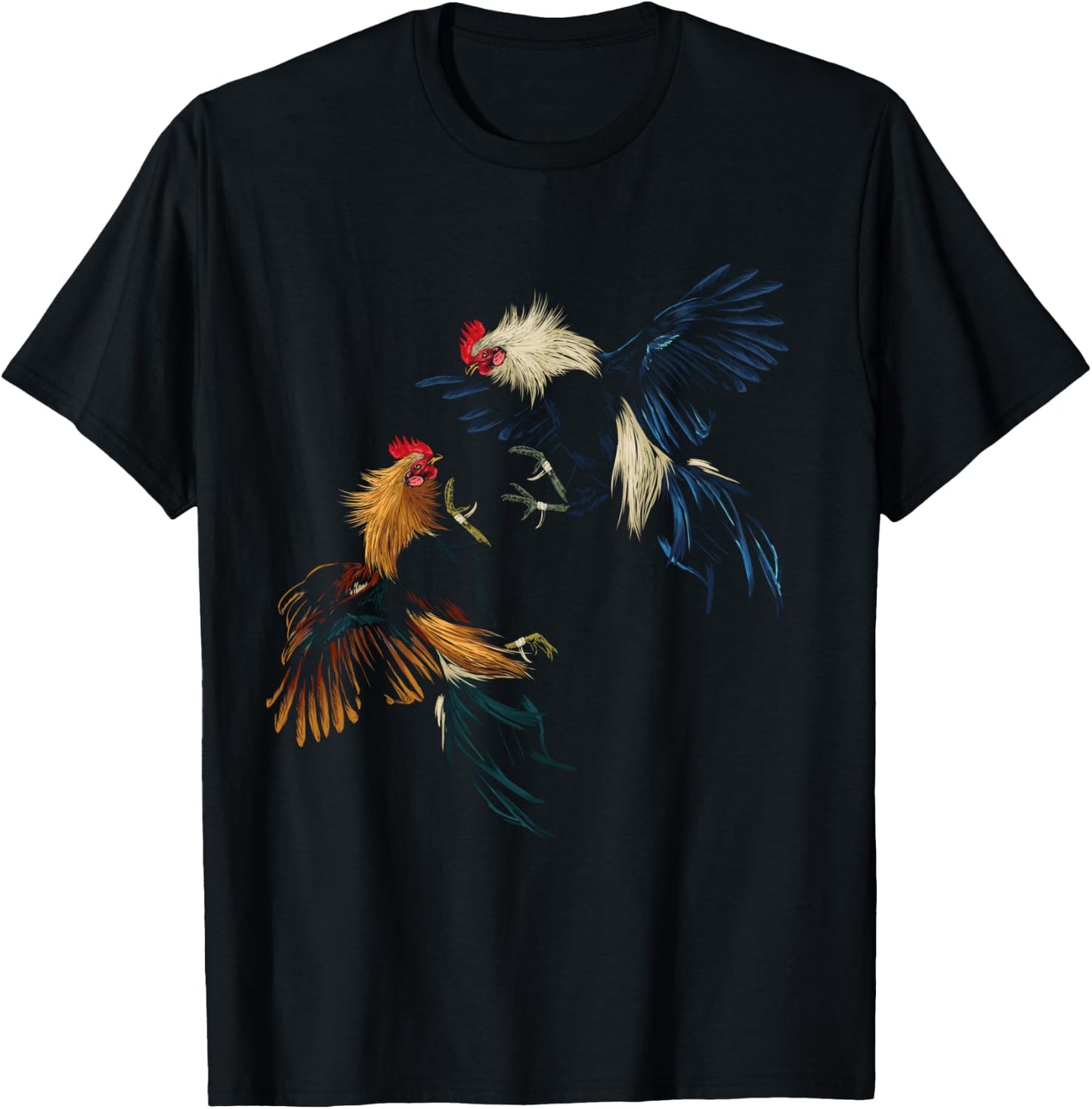 Peleas De Gallos Cockfighter Game Fowl Cockfighting Rooster T-Shirt - T-Shirt | Black
