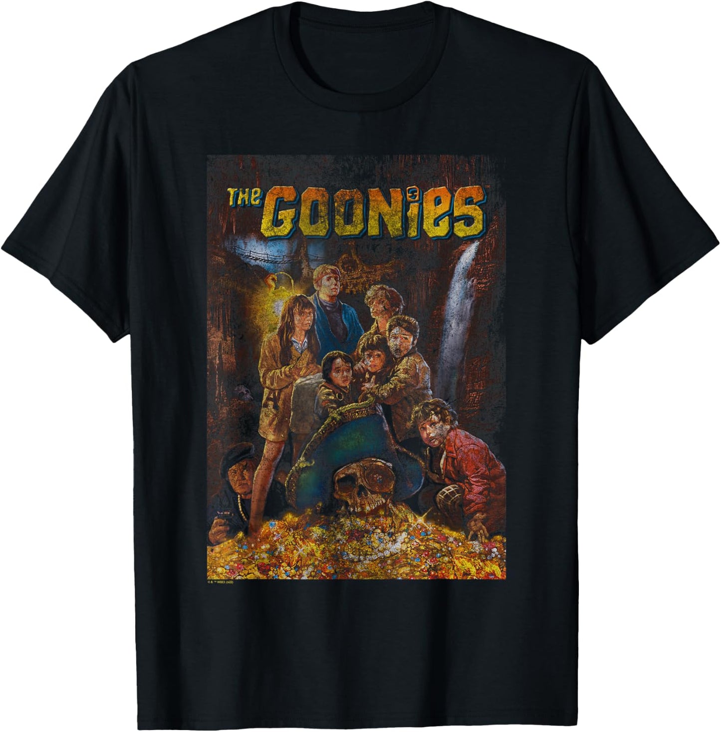 The Goonies Poster T-Shirt - T-Shirt | Black