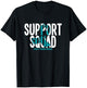 Support Squad Tourette Syndrome Awareness T-Shirt - T-Shirt | Black
