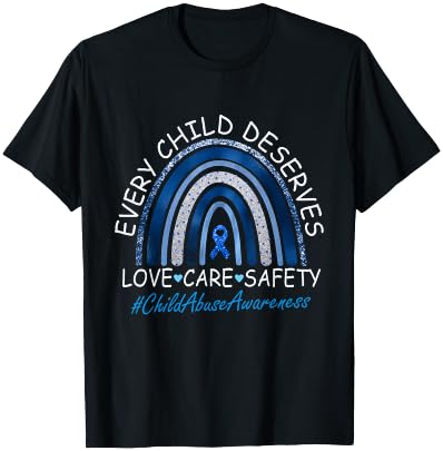 Child abuse awareness Child abuse prevention T-Shirt - T-Shirt | Black