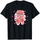 Ballerina Shoes Ballet Dancers Breast Cancer Awareness T-Shirt - T-Shirt | Black